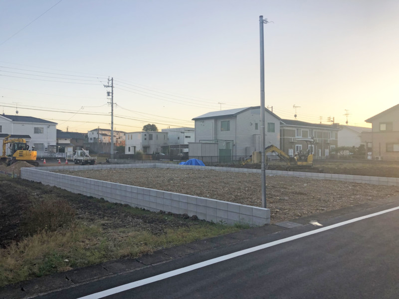 【岐阜県岐阜市】境界ブロック積みと宅地の造成工事