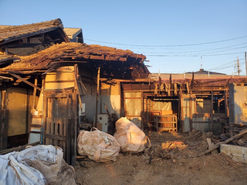 岐阜県美濃加茂市の木造住宅の解体工事費用事例