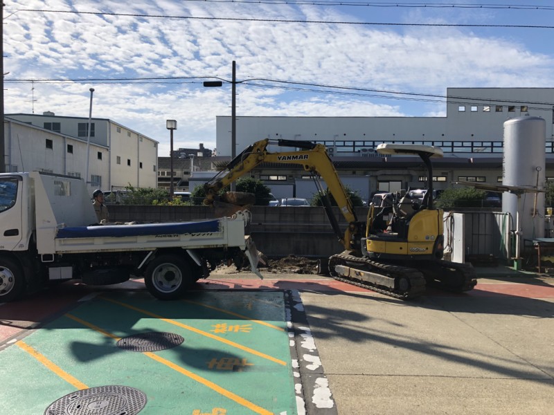 岐阜県美濃加茂市の庭石の撤去処分