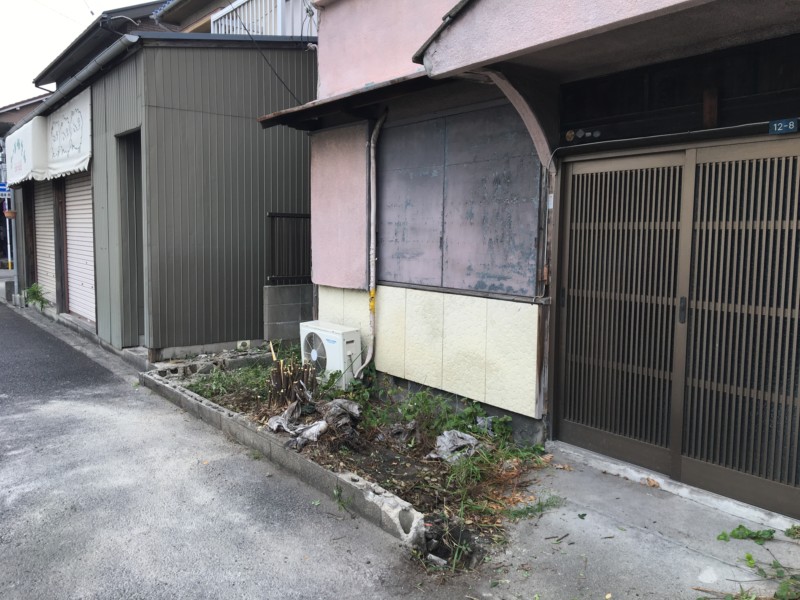 岐阜県可児市のブロック塀の撤去工事