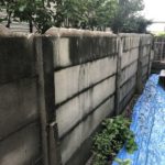 【岐阜県各務原市】万年塀コンクリート塀を手作業で撤去する