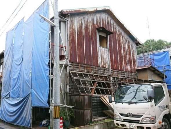 愛知県小牧市大和町の木造解体工事