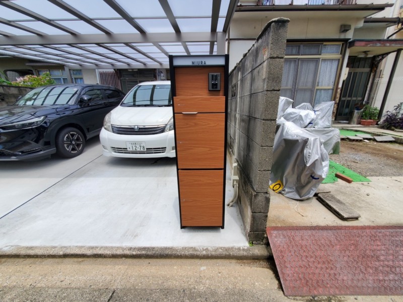 【愛知県春日井市】駐車場リフォーム工事の費用事例集【カーポート、機能門柱の設置】