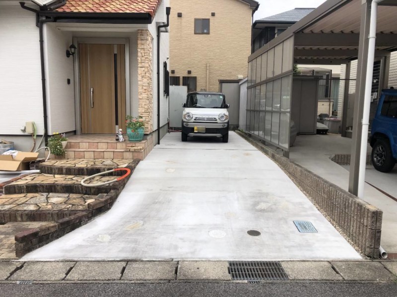 【岐阜県可児市可児市帷子新町】駐車場工事の費用事例集