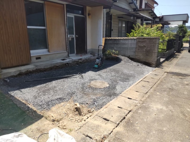 【岐阜県多治見市青木町】駐車場工事の費用事例集