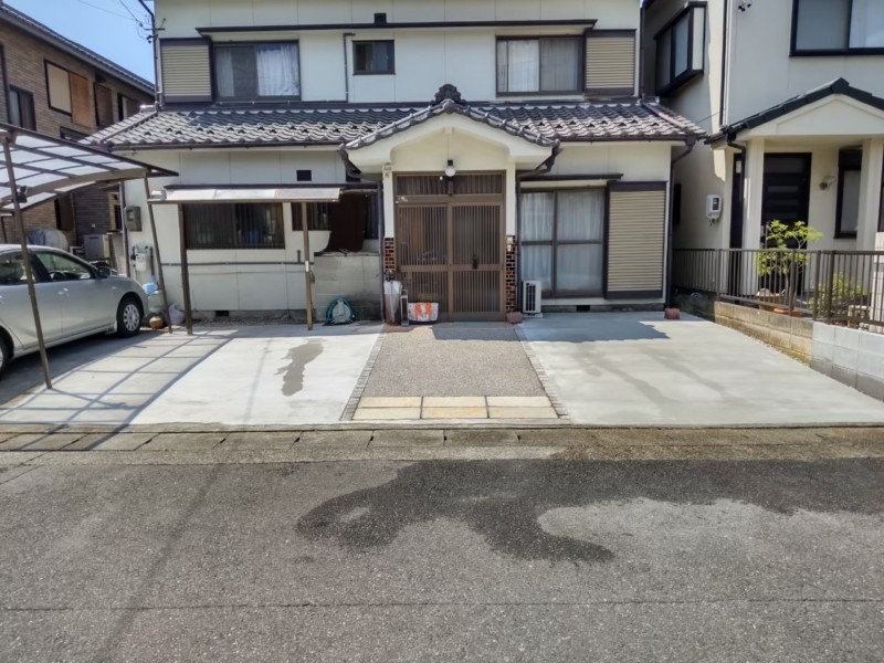 【岐阜県美濃加茂市】駐車場工事の費用事例集【金額公開】