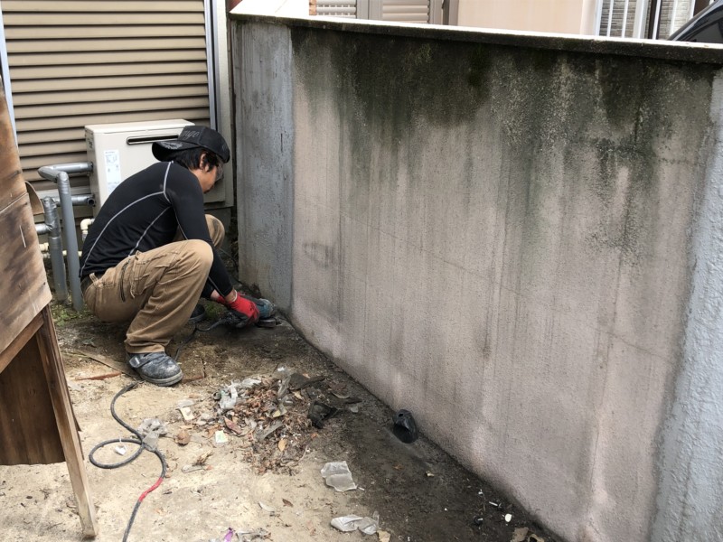 名古屋市千種区光が丘カーポート解体工事【撤去中】