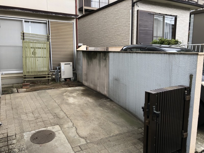 名古屋市千種区光が丘カーポート解体工事【撤去後】