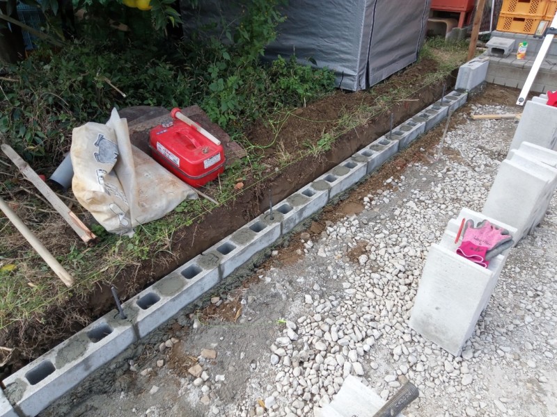 名古屋市緑区のブロック工事と駐車場リフォーム