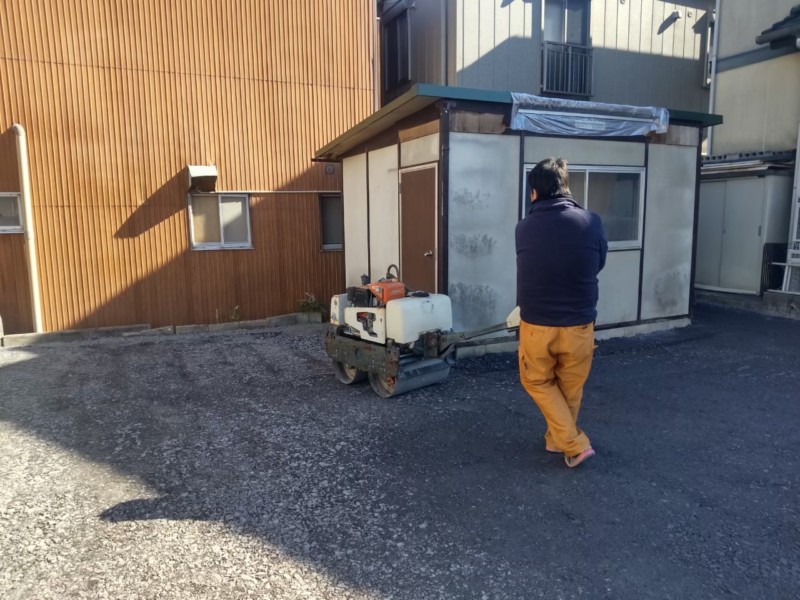 愛知県一宮市東島町の砕石敷き⑫