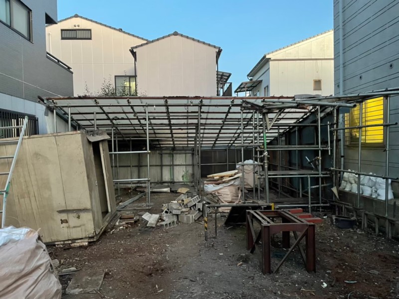 愛知県江南市古知野町の解体工事8